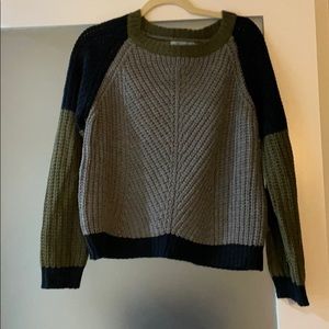 She and Sky colorblock sweater
